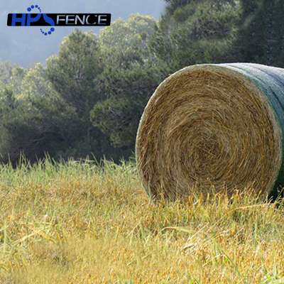 Hdpe anti uv agricultural white packing hay wrap bale net