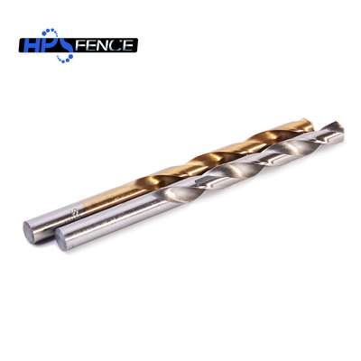 Fully ground HSS M2 material bright finish surface twist drill bits for metal cutting