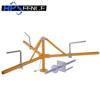 Adjustable steel fence winding wire spinner for pasture