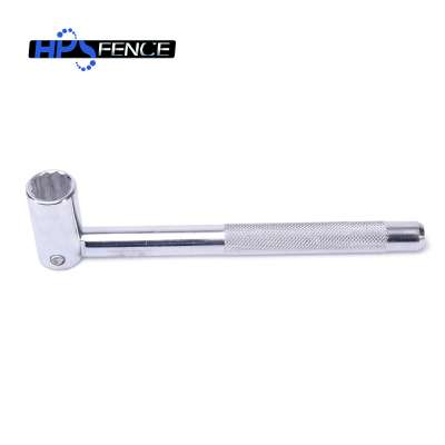 Silver color 180 swivel weight 450G CRV material head knurled handle tubular machine tools